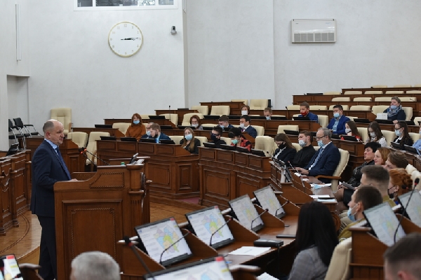 В Алтайском краевом Законодательном собрании г.Барнаул прошел VIII Конвент лидеров студенческого самоуправления Алтая.