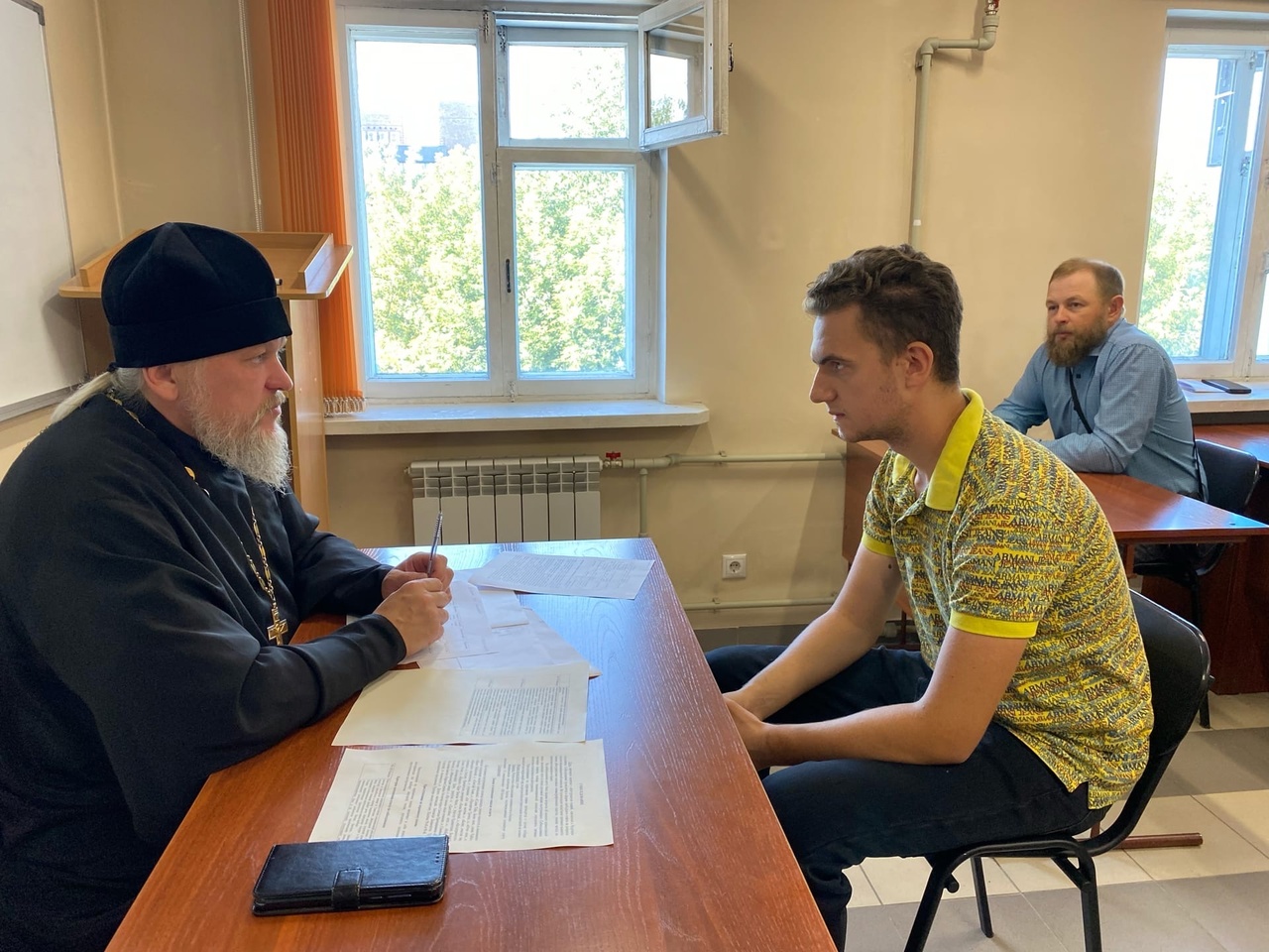 Четвертый день вступительных экзаменов в Барнаульскую духовной семинарии