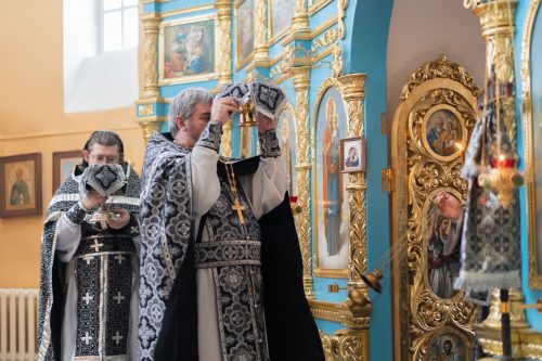 Первая литургия Преждеосвященных Даров в семинарии